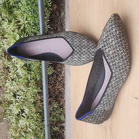 Rothy\'s The Point II Sparkle Herringbone, 7.5